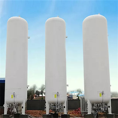 Cryogene vloeibare zuurstof Stikstof Argon Opslagtank Verticale standaard