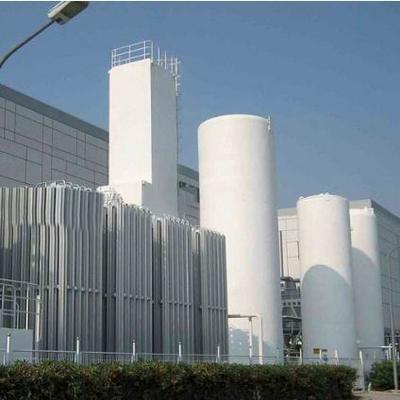 Verticale Cryogene Opslagtank 1000L-5000L voor Vloeibare Zuurstof Stikstof