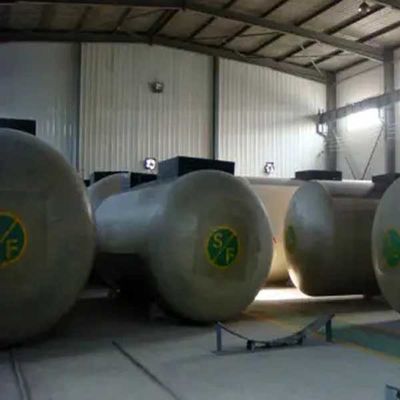 100cbm het Plastiek van de de Tank70m3 SF Glasvezel FRP van de Stookolieopslag