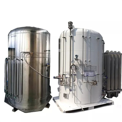Cryogene Co2-Zuurstof van de Micro- Bulk het Roestvrije staalcilinder Tanks Vloeibare Stikstof
