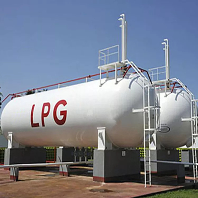 LPG-station Gasopslagtank Drukvat Kern
