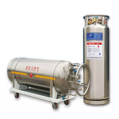 De Cilinder Zelf Onder druk gezette Cryogene Container van het vloeibare Stikstof Cryogene Dewarvat