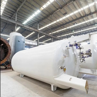 50m3 0,8 MPa Horizontale Cryogene LNG Opslagtank voor de Chemische Industrie