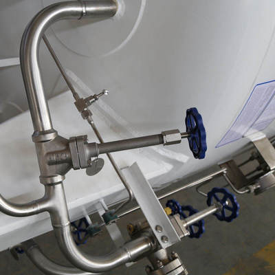 ASME industriële roestvrijstalen vloeibare cryogene opslagtank