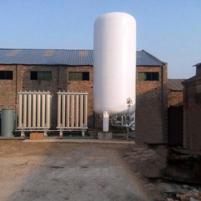 ASME industriële roestvrijstalen vloeibare cryogene opslagtank