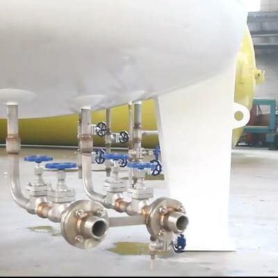 30 m³ 8 Bar Cryogene Vloeistof Opslagtank voor LN₂