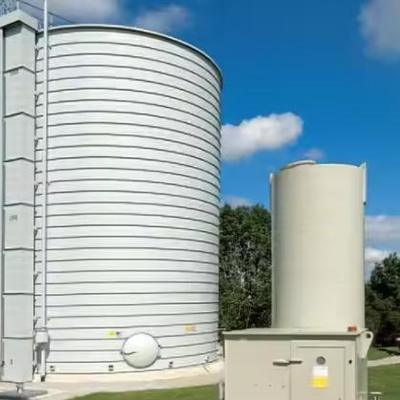 10m3 Verticale Cryogene Vloeibare Zuurstof Opslagtank 1.6MPa 304 Roestvrij Staal