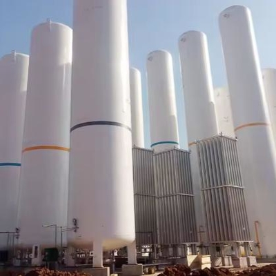 50-100 m³ Cryogene Vloeibare Zuurstof CO₂ Opslagtank 6058mm Lengte