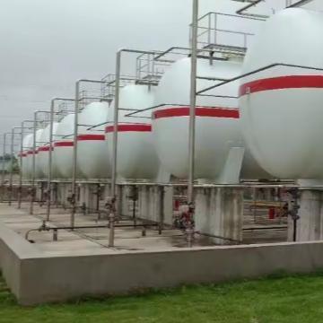 10000L LPG Opslagtank 17,5 Bar Druk Verticaal of Horizontaal