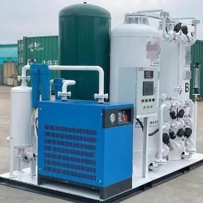 PSA-zuurstofgenerator voor ziekenhuizen met PLC-besturingssysteem en roestvrijstalen constructie voor medische zuurstofvoorziening