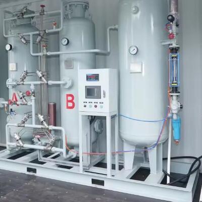 99.999% Hoge zuiverheid 90Nm3/uur PSA stikstofgenerator voor glasproductie