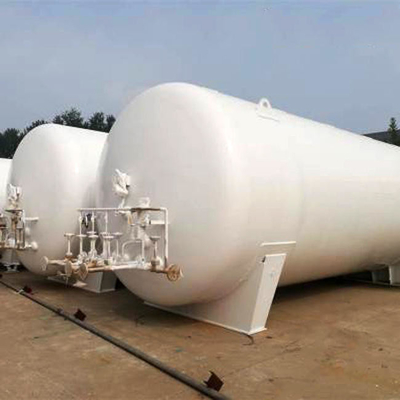 60m3 cryogene Opslagtank 35 Kubieke Meter, Horizontale LN2-Opslagtank