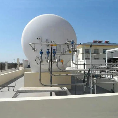 20m3 Tank van de LNG de Cryogene Vloeibare Opslag, Vloeibare het Dewarvattank van 20000l