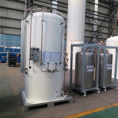 1-5m3 Micro- Bulktanks 16 Bar Hoge Vacuüm Multi Cryogene Laag