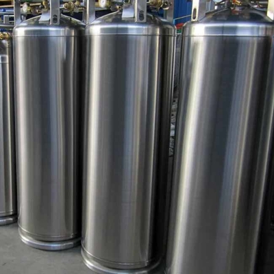 Vloeibare de Cilinderzuurstof van het Argon Cryogene Dewarvat, de Tank van de de Lage Druk Vloeibare Stikstof van 175l