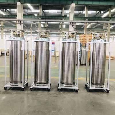 Vloeibare de Cilinderzuurstof van het Argon Cryogene Dewarvat, de Tank van de de Lage Druk Vloeibare Stikstof van 175l
