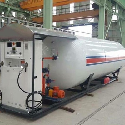 20m3 LPG-de Steunbalk van het Gasbenzinestation zette Horizontaal op