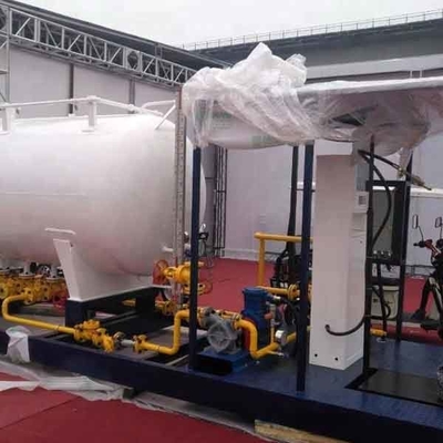 Mobile 5 aan 10 Ton van LPG de Autobenzinepomp, de Benzinestations van 1.77mpa Autogas