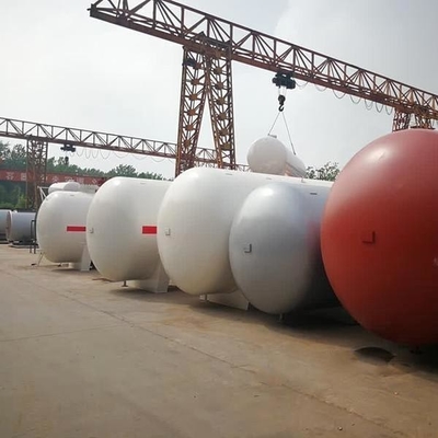 1.77 MPa Horizontale Tank van de het Gasopslag van LPG 100 Ton Mounded Bullet