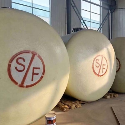 5000-200000l ondergrondse Woonolietanks 65 Kubieke Anticorrosieve Meter