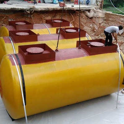 Verticale 0,1 MPa industriële olieopslagtanks FRP-staal