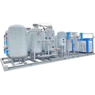 Industriële stikstofproductiesysteem PSA stikstofgenerator met een capaciteit van 1 ~100 Nm3/h en constructie van koolstofstaal en roestvrij staal